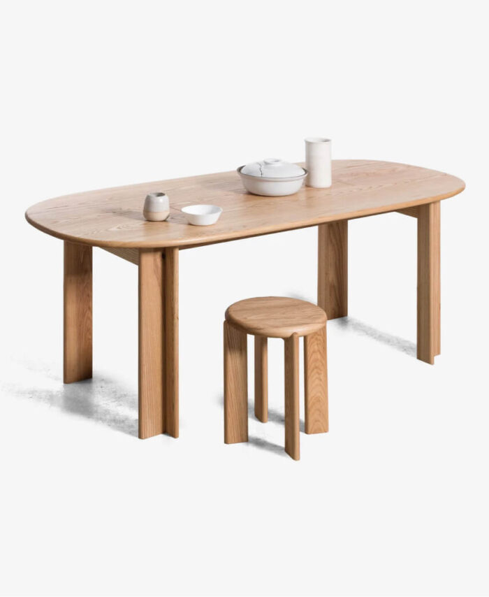 Hamilton Solid Wood Side Table – Rustic End Table