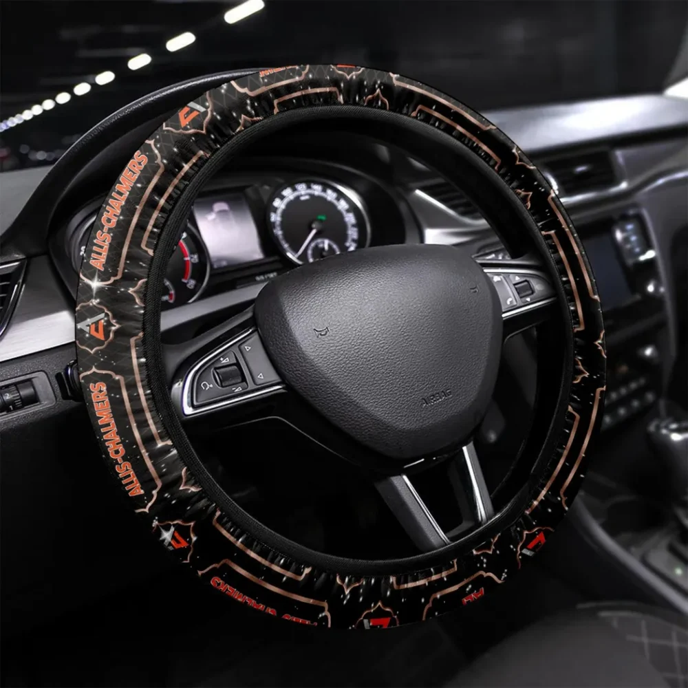 Utility Tractor Steering Wheel Cover 3D Print, Performance Car Enthusiast Wheel Cover CAR550 - Brown