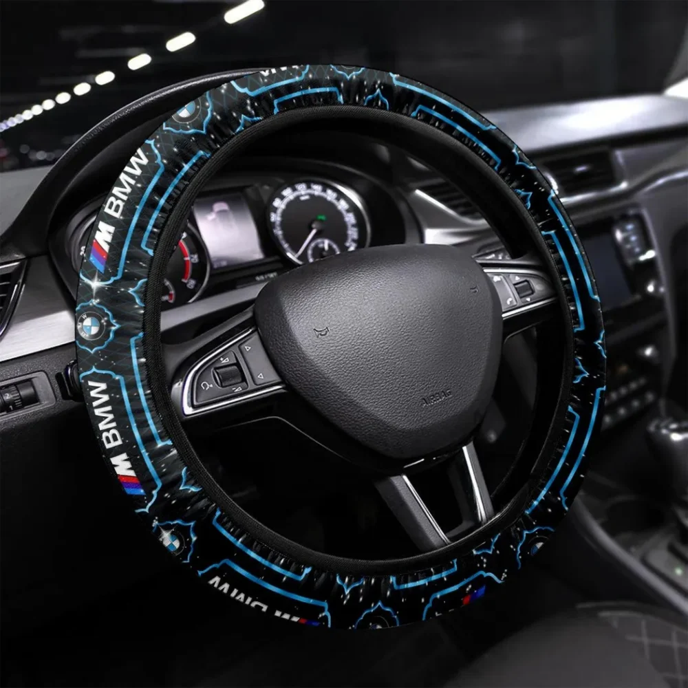 Performance Machine Steering Wheel Cover 3D Print, Driver's Everyday Comfort Cover CAR550 - Blue