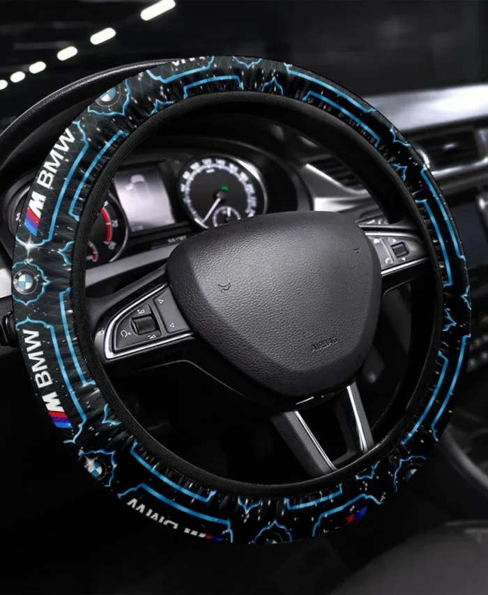 Performance Machine Steering Wheel Cover 3D Print, Driver's Everyday Comfort Cover CAR550 - Blue