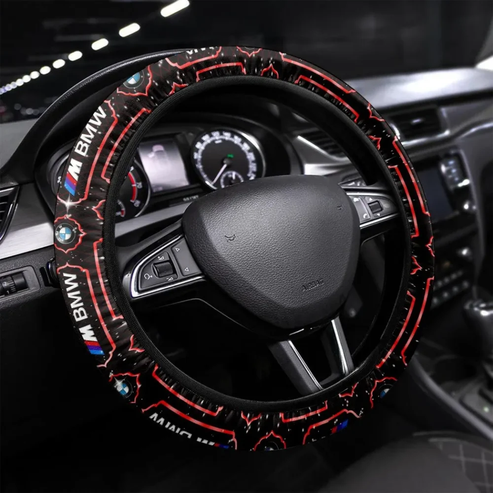 Motorsport Steering Wheel Cover 3D Print, Performance Grip Steering Cover CAR550 - Red