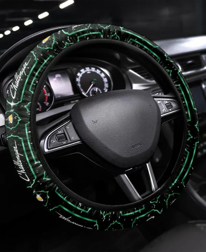 Track-Ready Steering Wheel Cover 3D Print, Custom Car Culture Wheel Cover CAR550 - Green