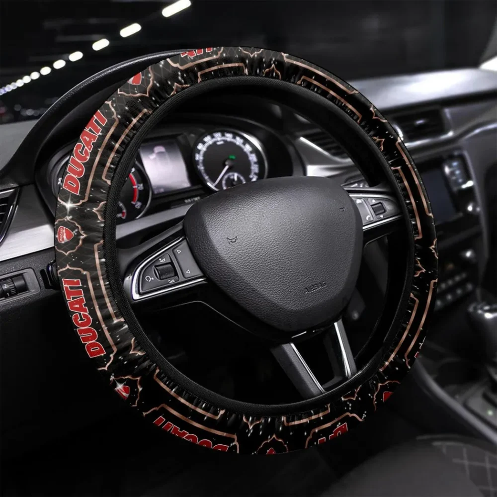 Velocity Beast Steering Wheel Cover 3D Print, Classic Car Style Wheel Cover CAR550 - Brown