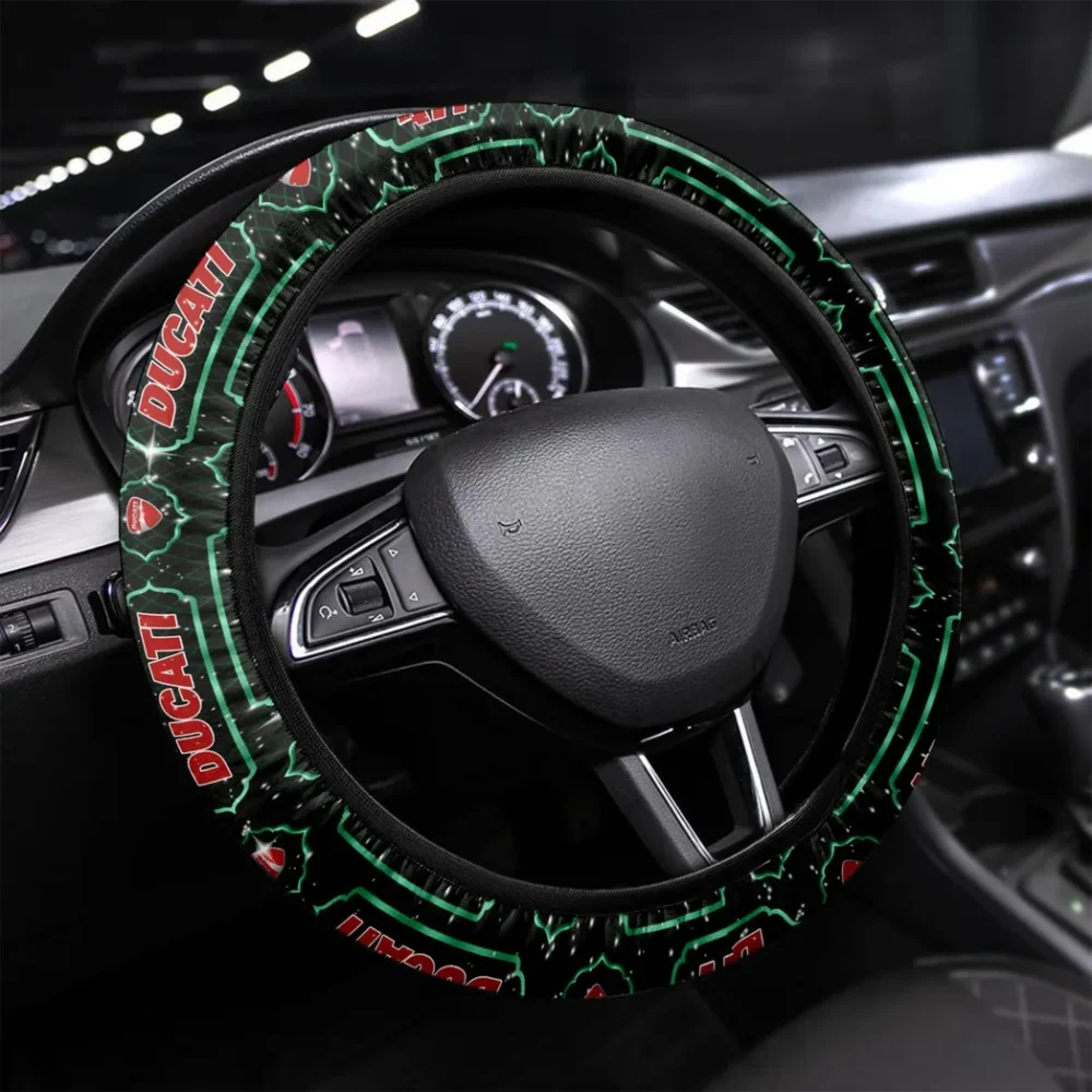 Velocity Beast Steering Wheel Cover 3D Print, Smooth Ride Steering Cover CAR550 - Green