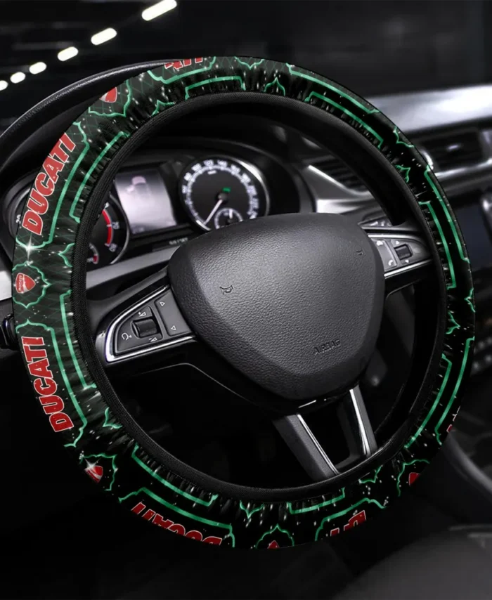 Velocity Beast Steering Wheel Cover 3D Print, Smooth Ride Steering Cover CAR550 - Green
