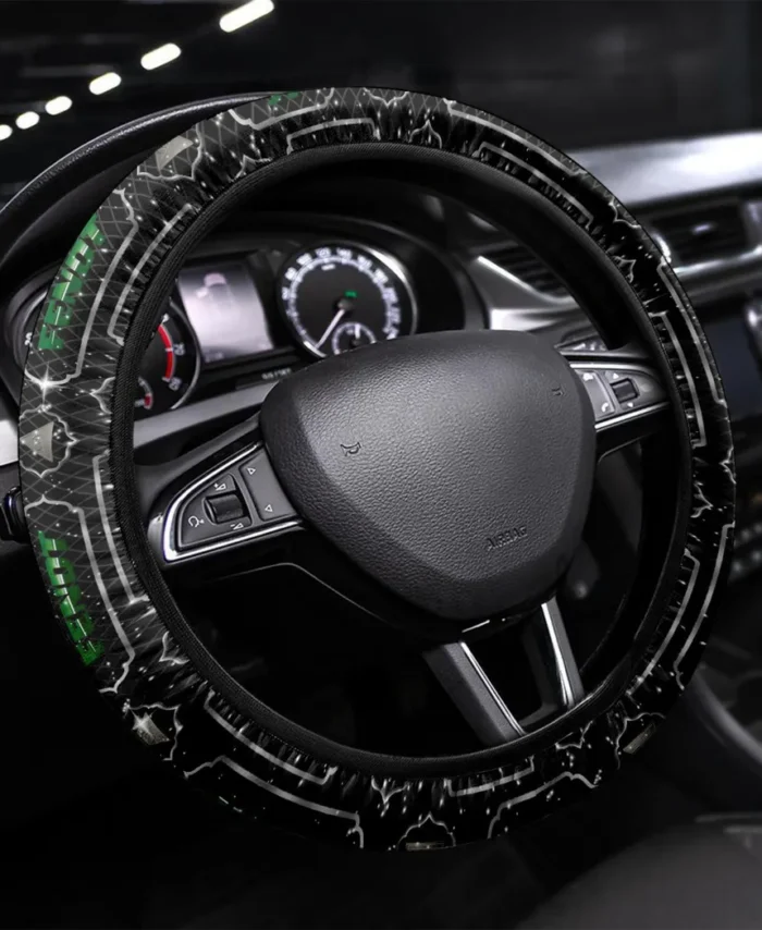 Smart Farm Tractor Steering Wheel Cover 3D Print, Motorsport Style Steering Cover CAR145 - White
