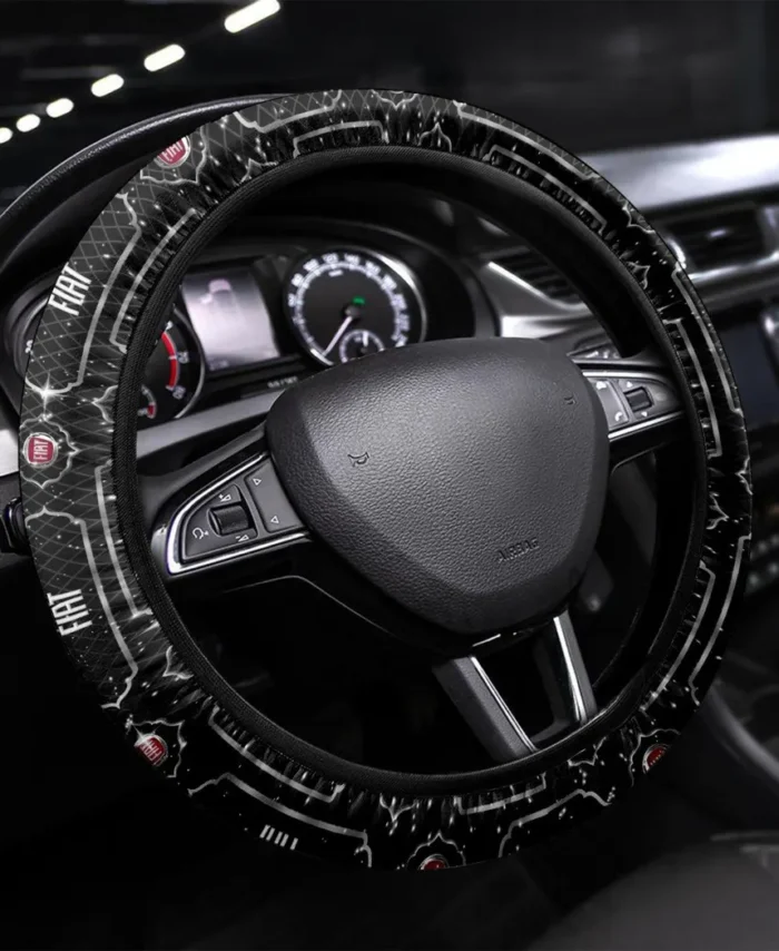 Urbanova Cars Steering Wheel Cover 3D Print, Smooth Ride Steering Cover CAR550 - White