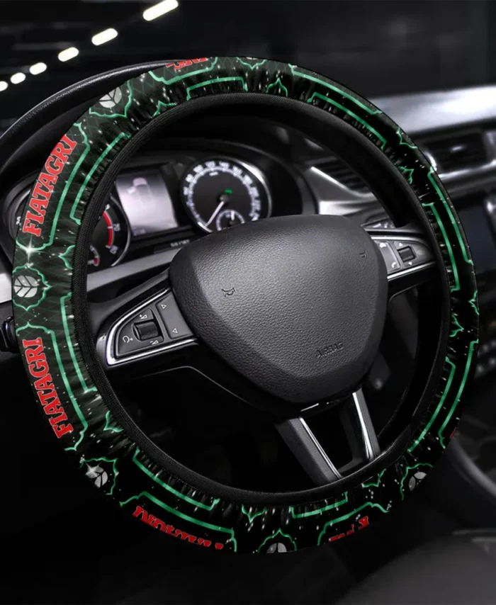 AgriMax Tractors Steering Wheel Cover 3D Print, High-Performance Steering Cover CAR145 - Green