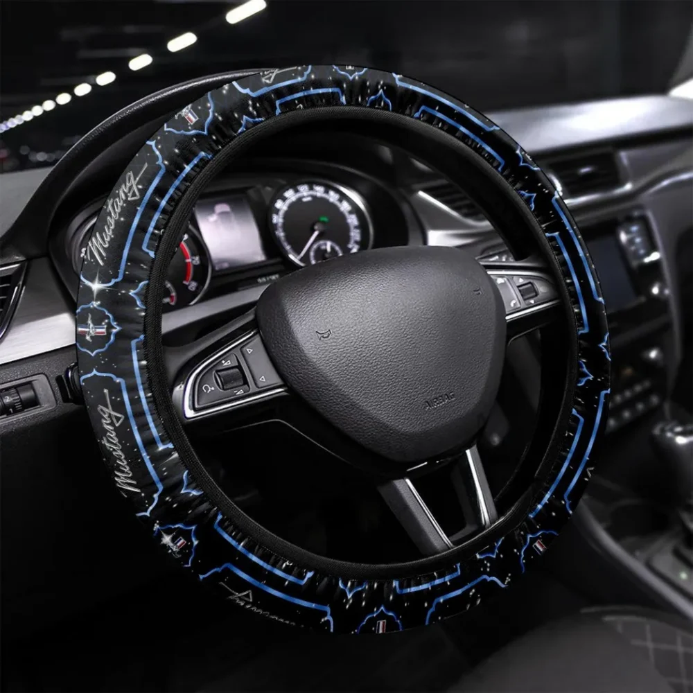 Touring Coupe Steering Wheel Cover 3D Print, Garage Lifestyle Wheel Cover CAR550 - Blue