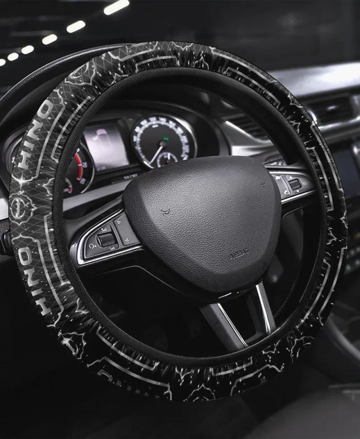 Workhorse Truck Steering Wheel Cover 3D Print, Sporty Road Warrior Cover CAR146 - White