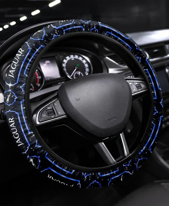 Utility Auto Steering Wheel Cover 3D Print, Precision Fit Steering Cover CAR550 - Blue