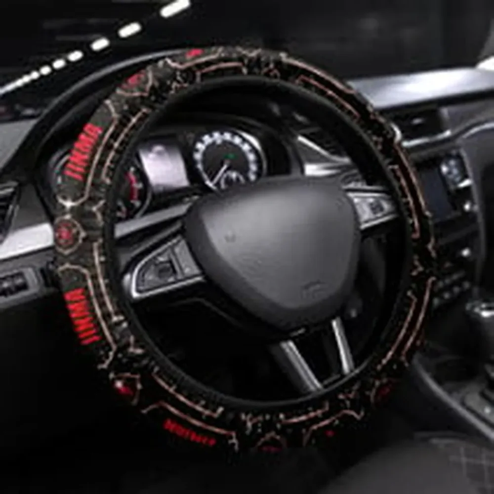 Crop Maintenance Tractor Steering Wheel Cover 3D Print, Sporty Road Warrior Cover CAR145 - Brown