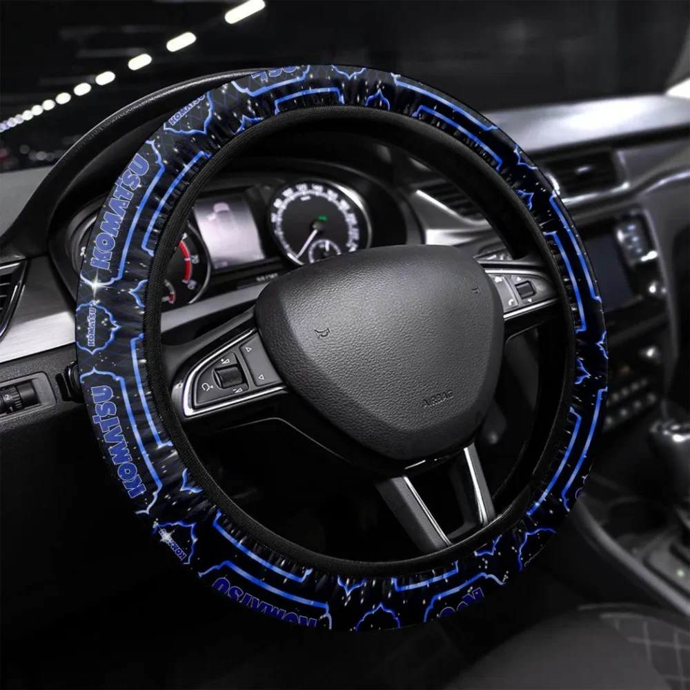 Worksite Legend Steering Wheel Cover 3D Print, Classic Car Style Wheel Cover CAR145 - Blue