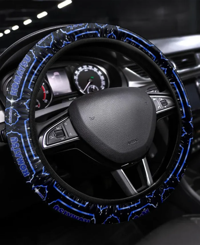 Worksite Legend Steering Wheel Cover 3D Print, Classic Car Style Wheel Cover CAR145 - Blue