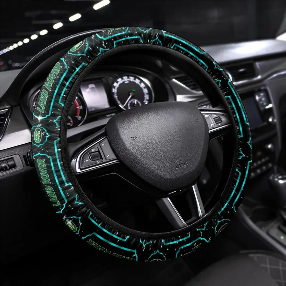 Utility Auto Maker Steering Wheel Cover 3D Print, Everyday Car Enthusiast Cover CAR550 - Cyan