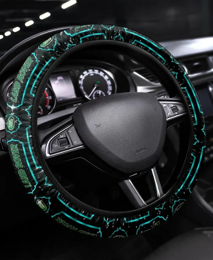 Utility Auto Maker Steering Wheel Cover 3D Print, Everyday Car Enthusiast Cover CAR550 - Cyan