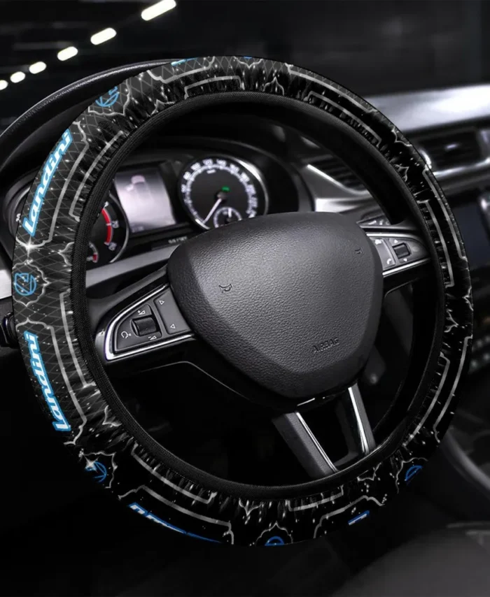 Crop Cultivation Tractor Steering Wheel Cover 3D Print, Custom Ride Control Wheel Cover CAR550 - White