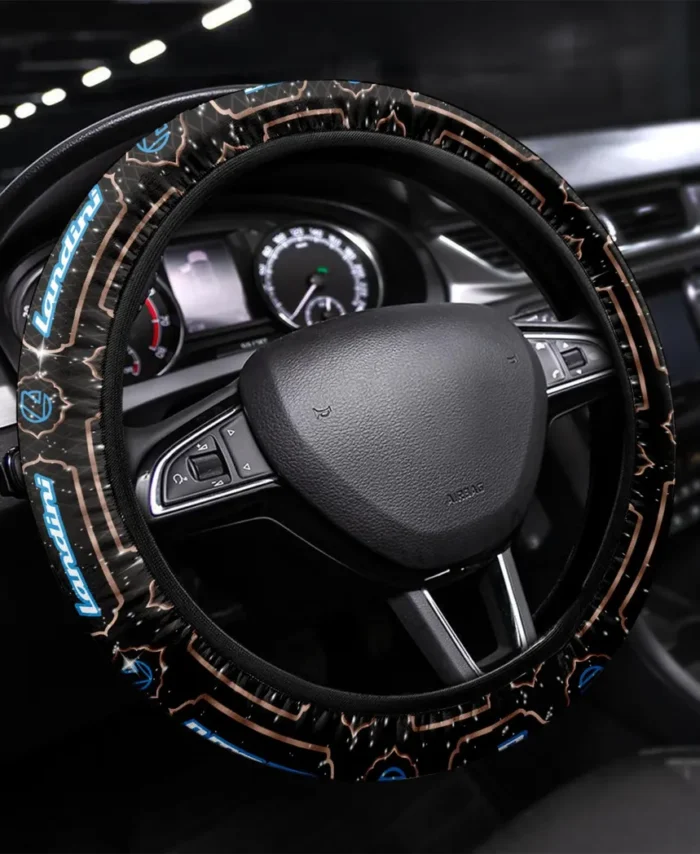 Versatile Agricultural Tractor Steering Wheel Cover 3D Print, Classic Car Style Wheel Cover CAR145 - Brown