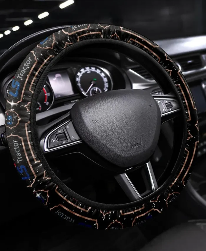 Compact Tractor Steering Wheel Cover 3D Print, Driver's Essential Steering Cover CAR550 - Brown