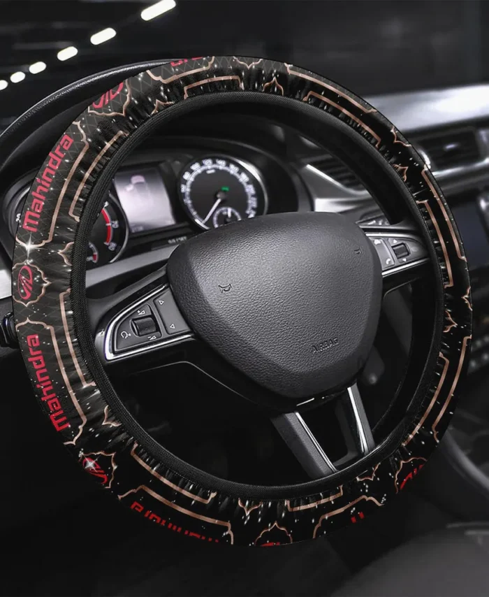Robust Tillage Tractor Steering Wheel Cover 3D Print, Luxury Driver Comfort Wheel Cover CAR146 - Brown