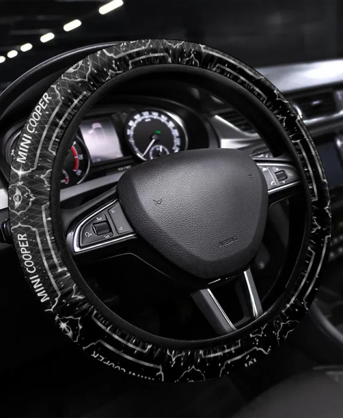 Agile City Steering Wheel Cover 3D Print, Durable Custom Drive Cover CAR550 - White
