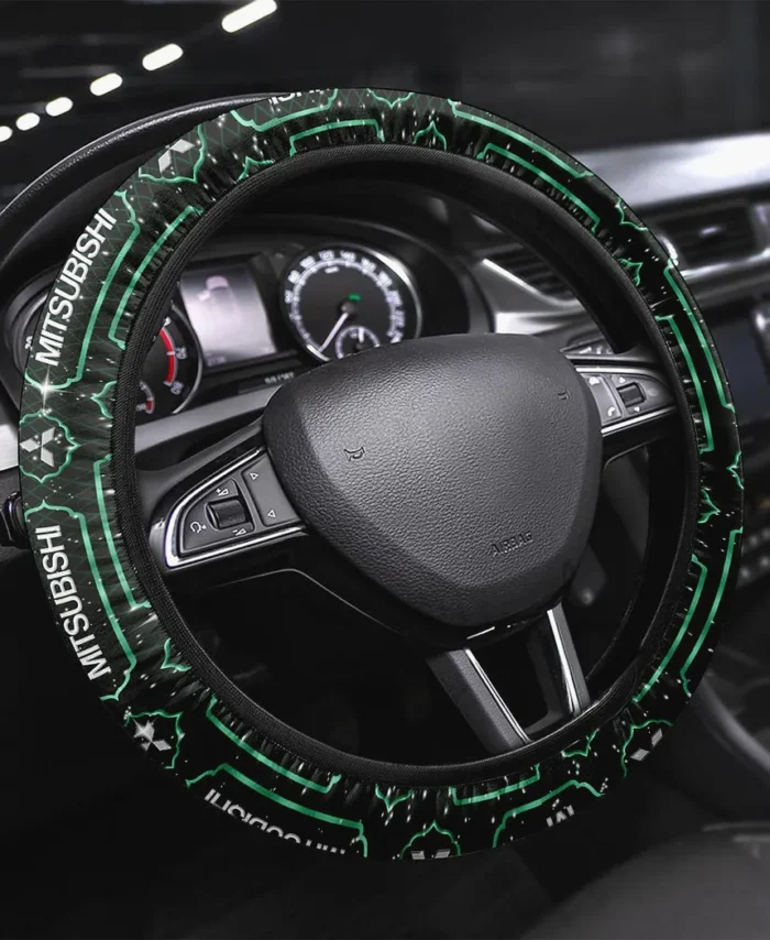 Performance Auto Steering Wheel Cover 3D Print, All-Season Driver's Grip Cover CAR146 - Green