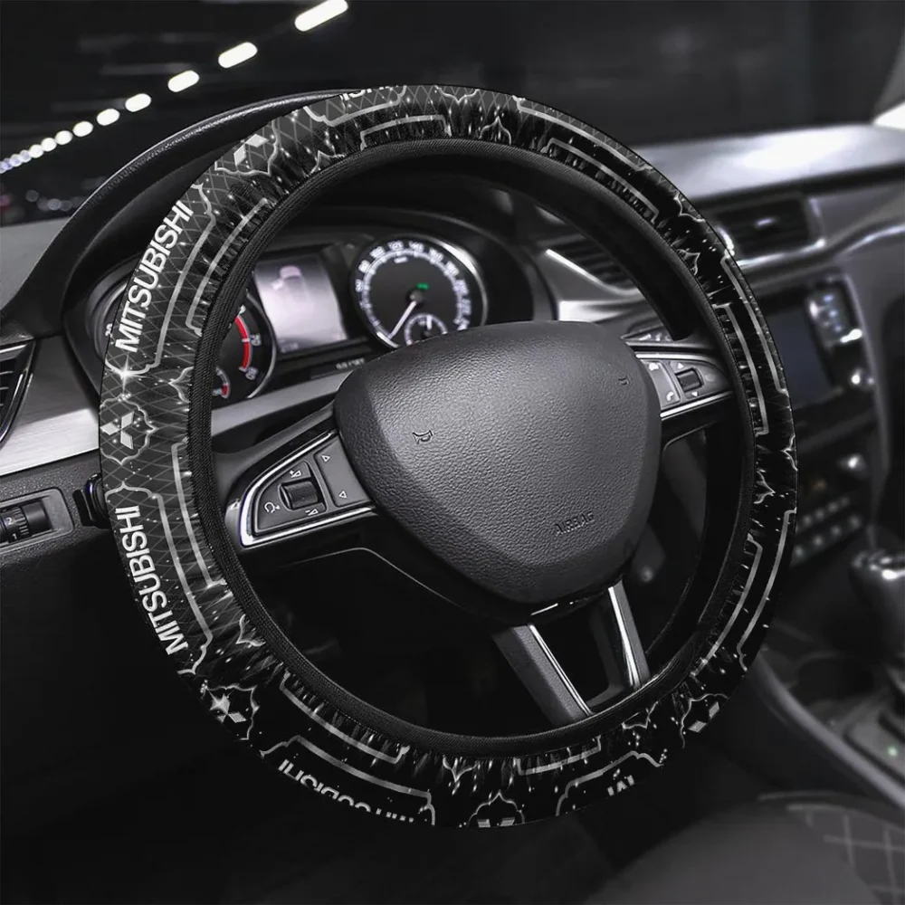 Urban Compact Steering Wheel Cover 3D Print, Road-Ready Driver Wheel Cover CAR146 - White