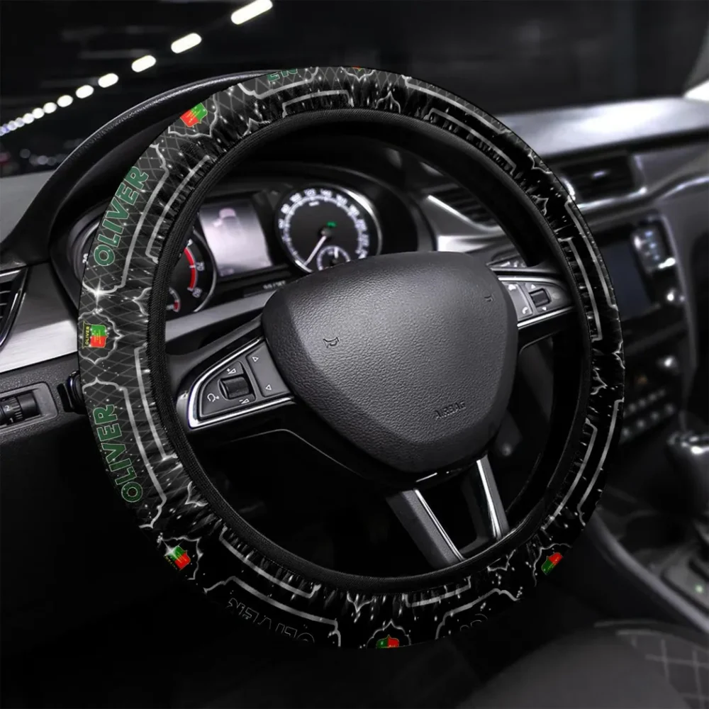 Agricultural Workhorse Steering Wheel Cover 3D Print, Everyday Car Enthusiast Cover CAR145 - White