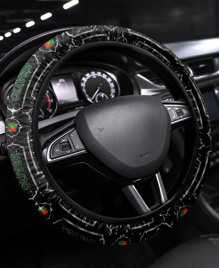 Agricultural Workhorse Steering Wheel Cover 3D Print, Everyday Car Enthusiast Cover CAR145 - White
