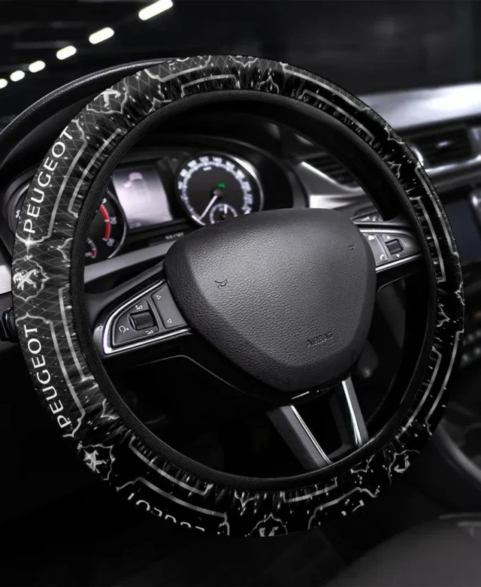 Commuter Steering Wheel Cover 3D Print, Driver's Essential Steering Cover CAR550 - White