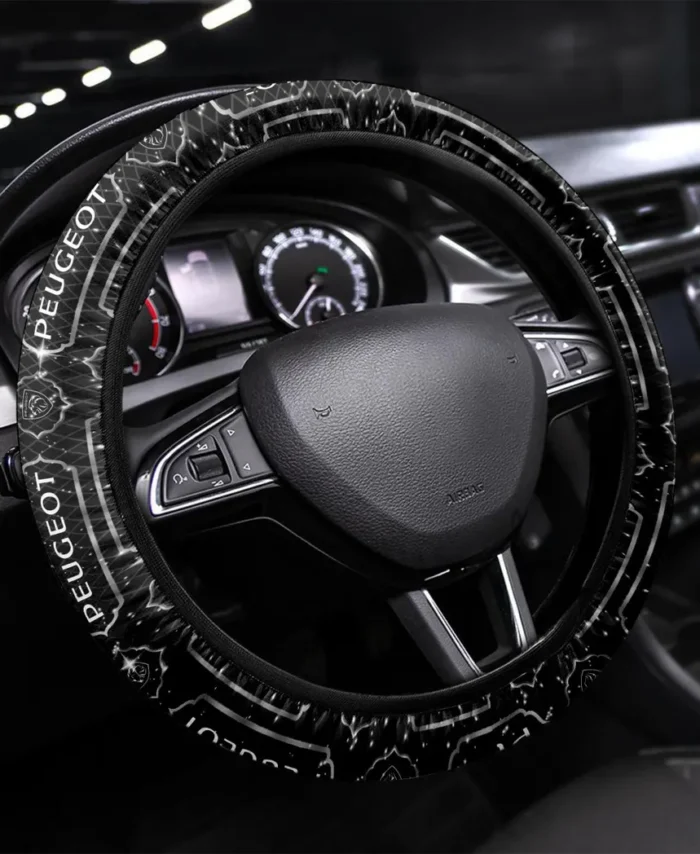 Compact Hatchback Steering Wheel Cover 3D Print, Smooth Ride Steering Cover CAR550 - White