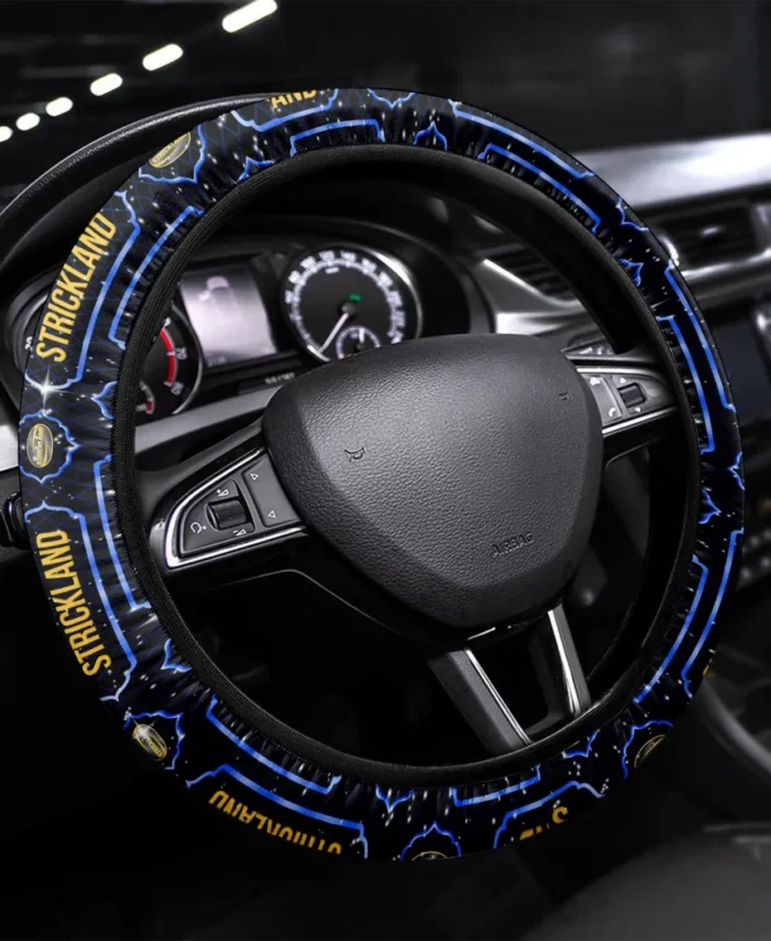 Field Hauler Steering Wheel Cover 3D Print, Driver's Everyday Comfort Cover CAR145 - Blue