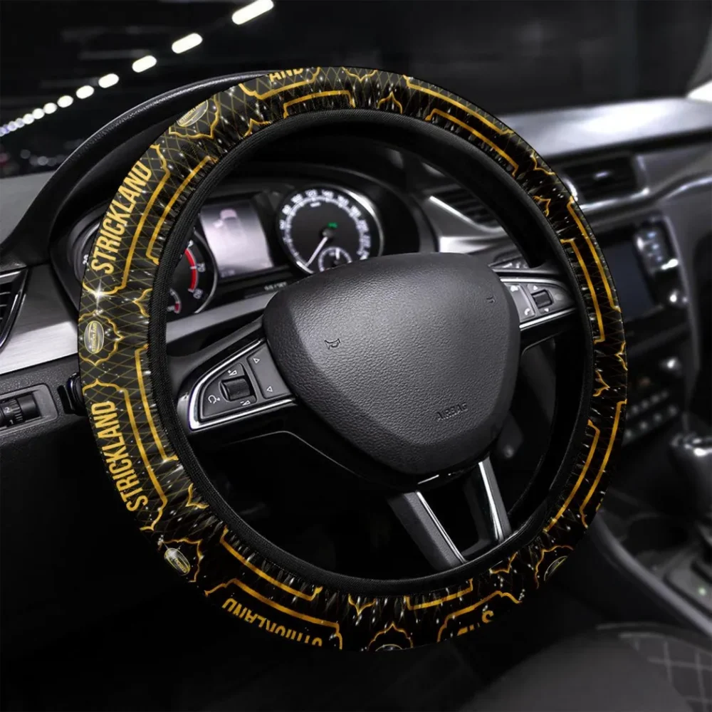 Field Hauler Steering Wheel Cover 3D Print, Performance Grip Steering Cover CAR145 - Yellow