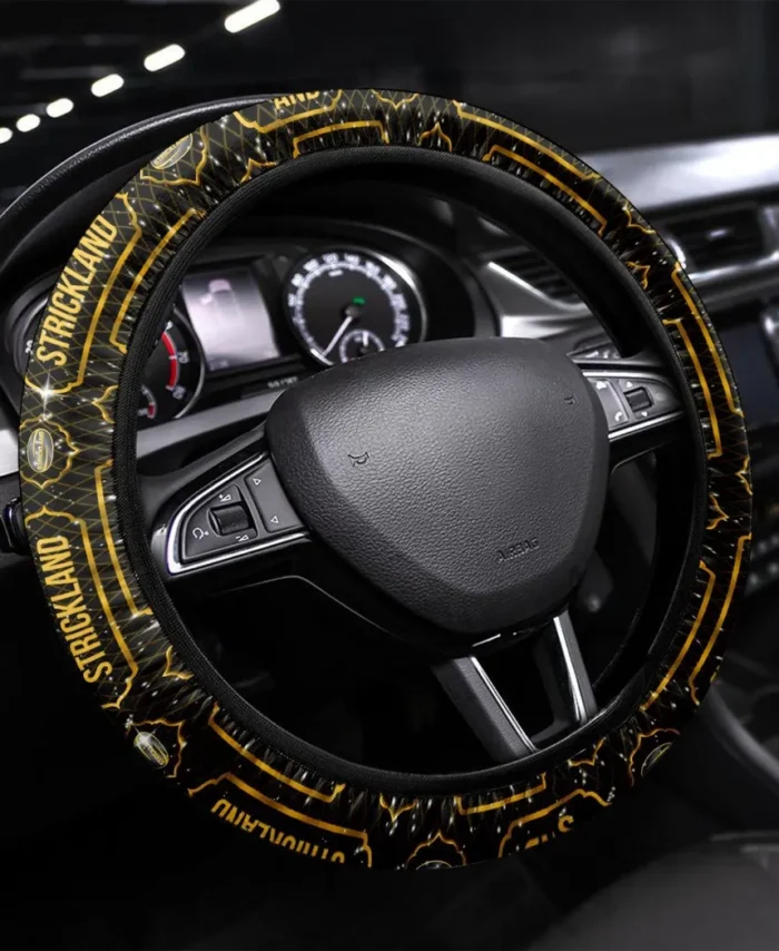 Field Hauler Steering Wheel Cover 3D Print, Performance Grip Steering Cover CAR145 - Yellow
