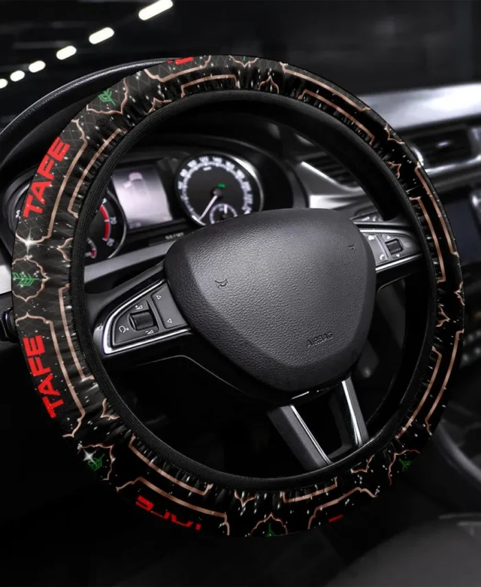 Versatile Tillage Tractor Steering Wheel Cover 3D Print, Smooth Ride Steering Cover CAR550 - Brown