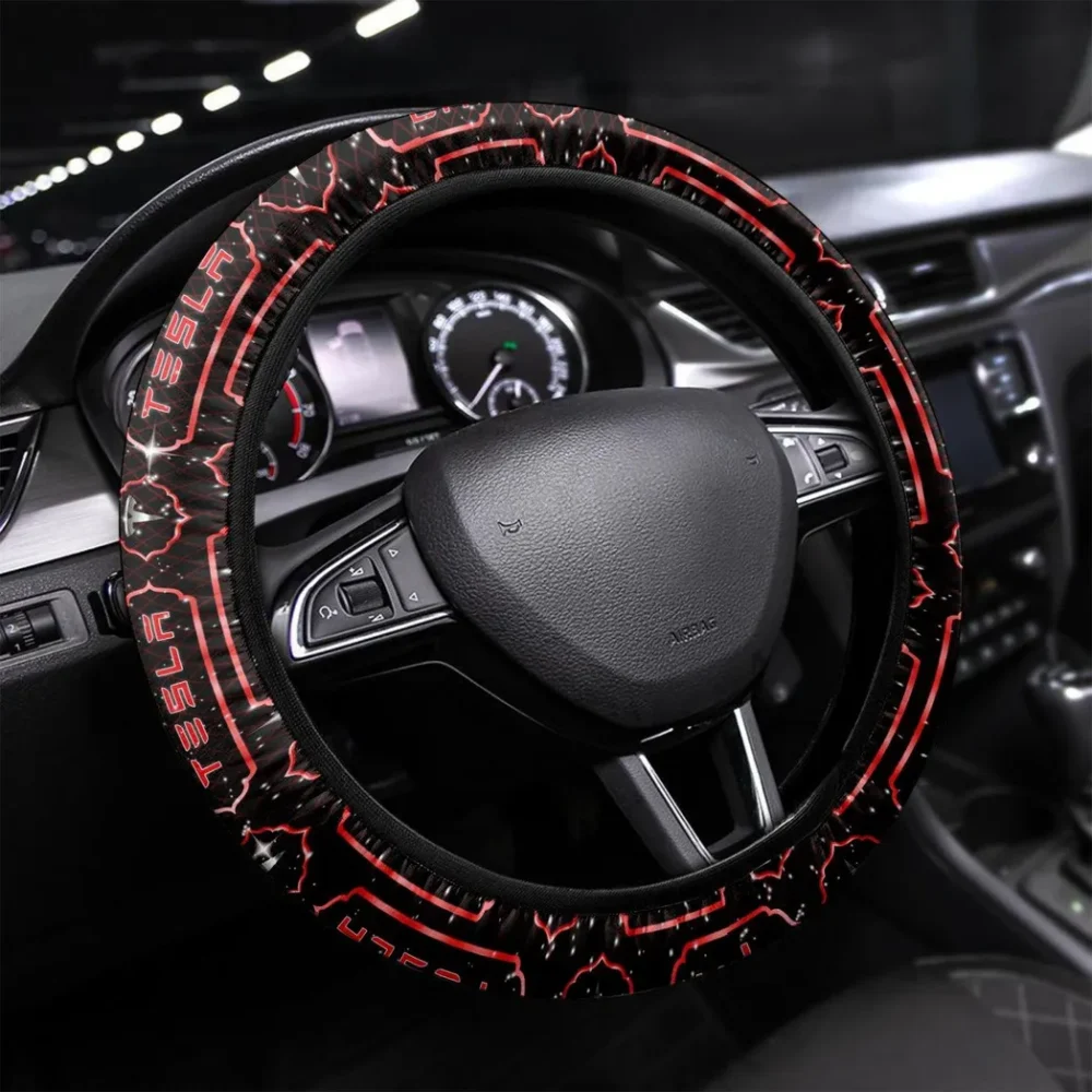 Zero-Emission Steering Wheel Cover 3D Print, Driver's Essential Steering Cover CAR550 - Red