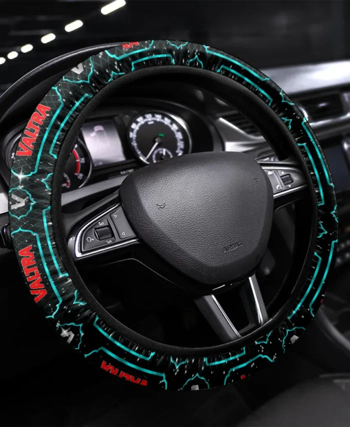 Farm Tractor Steering Wheel Cover 3D Print, Motorsport Style Steering Cover CAR145 - Cyan