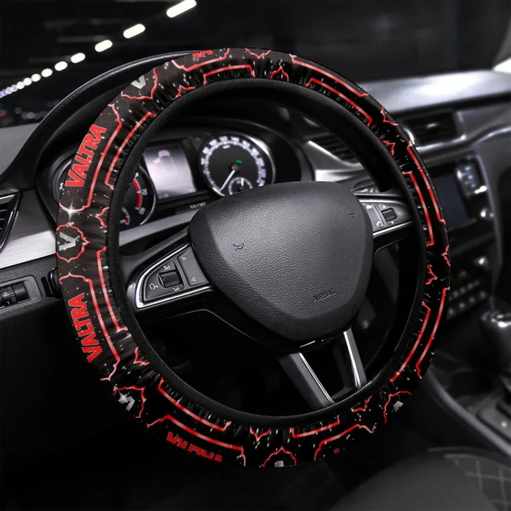 Advanced Tractor Steering Wheel Cover 3D Print, High-Performance Steering Cover CAR145 - Red