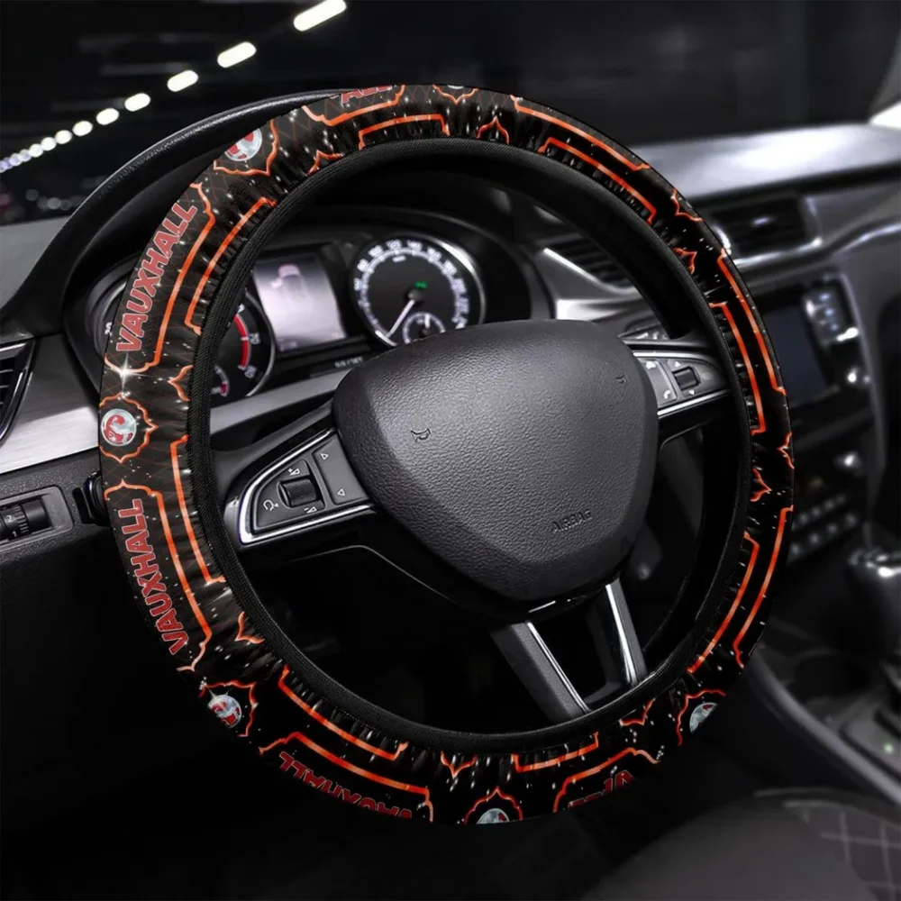Affordable Ride Steering Wheel Cover 3D Print, Custom Automotive Grip Wheel Cover CAR550 - Orange