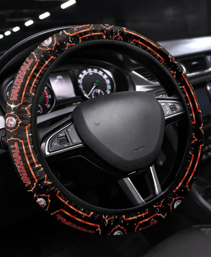 Affordable Ride Steering Wheel Cover 3D Print, Custom Automotive Grip Wheel Cover CAR550 - Orange