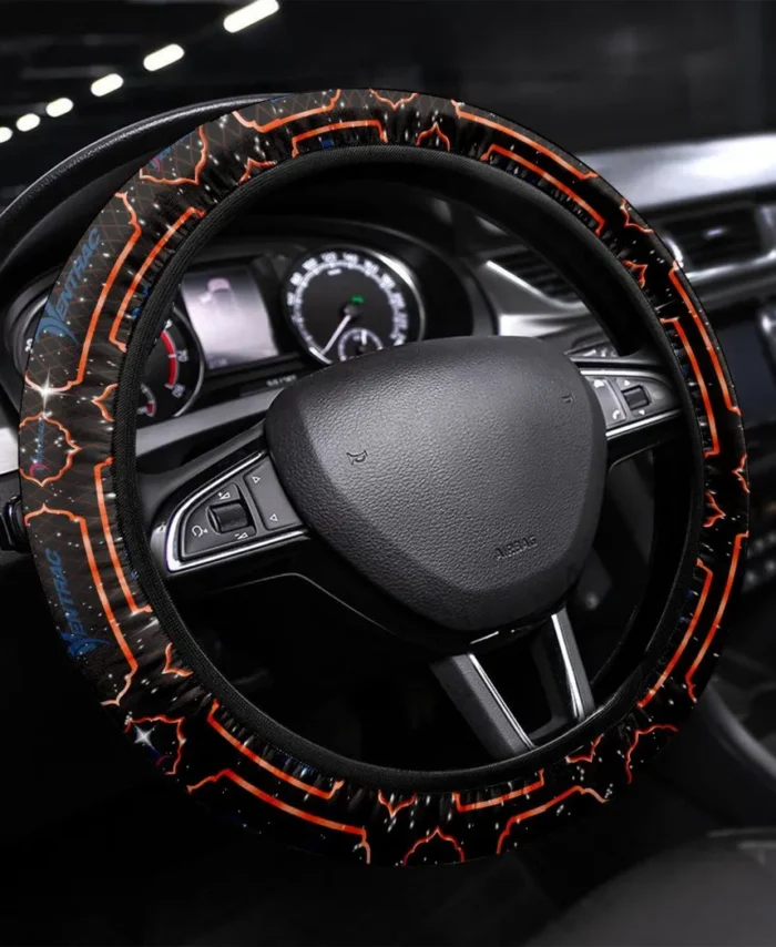 Compact Mower Steering Wheel Cover 3D Print, Performance Car Enthusiast Wheel Cover CAR550 - Orange