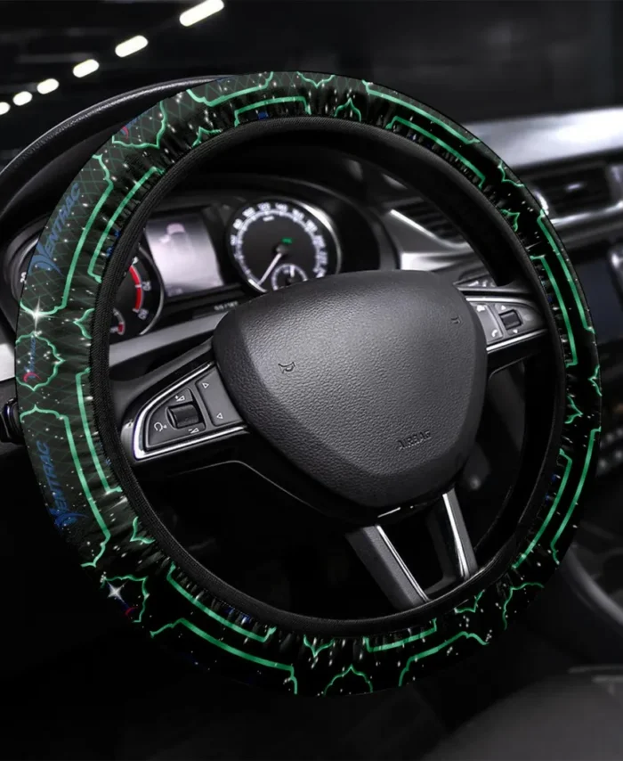 Lawn Tractor Steering Wheel Cover 3D Print, Driver's Essential Steering Cover CAR145 - Green