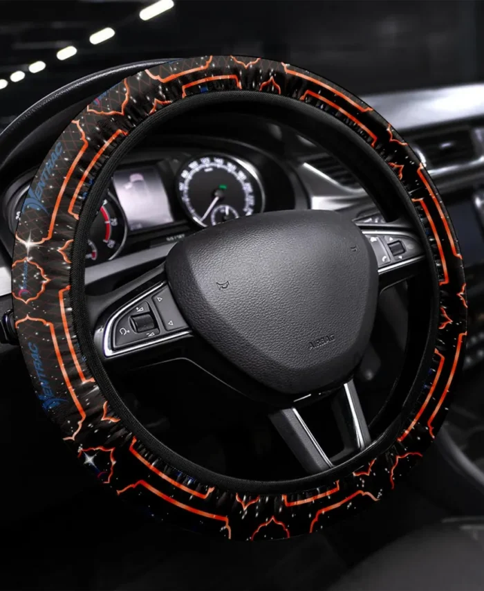 Lawn Tractor Steering Wheel Cover 3D Print, Performance Car Enthusiast Wheel Cover CAR145 - Orange