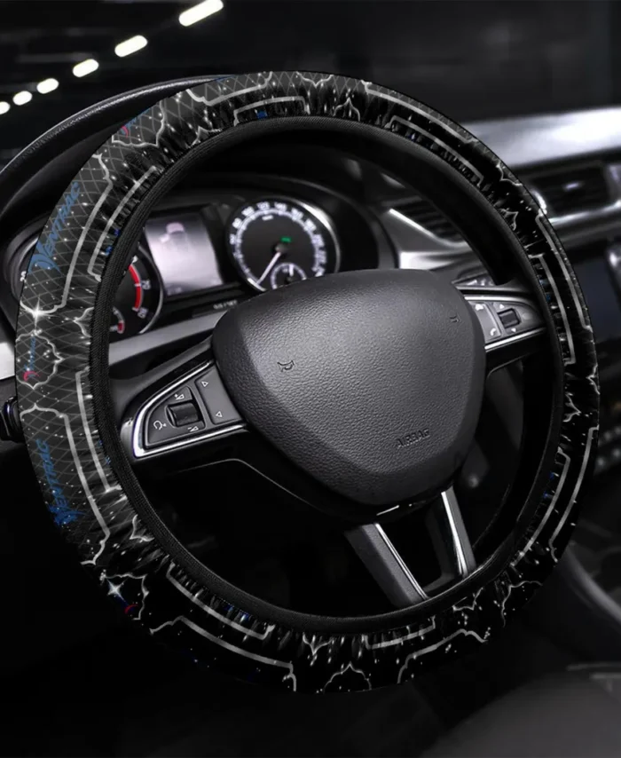 Small Farm Tractor Steering Wheel Cover 3D Print, Performance Grip Steering Cover CAR145 - White