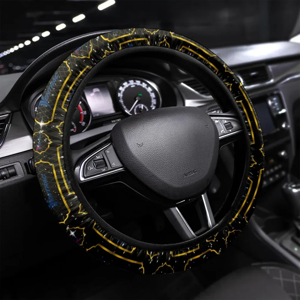 Utility Tractor Steering Wheel Cover 3D Print, Performance Car Enthusiast Wheel Cover CAR145 - Yellow