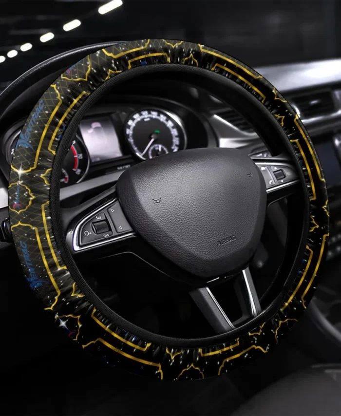 Utility Tractor Steering Wheel Cover 3D Print, Performance Car Enthusiast Wheel Cover CAR145 - Yellow