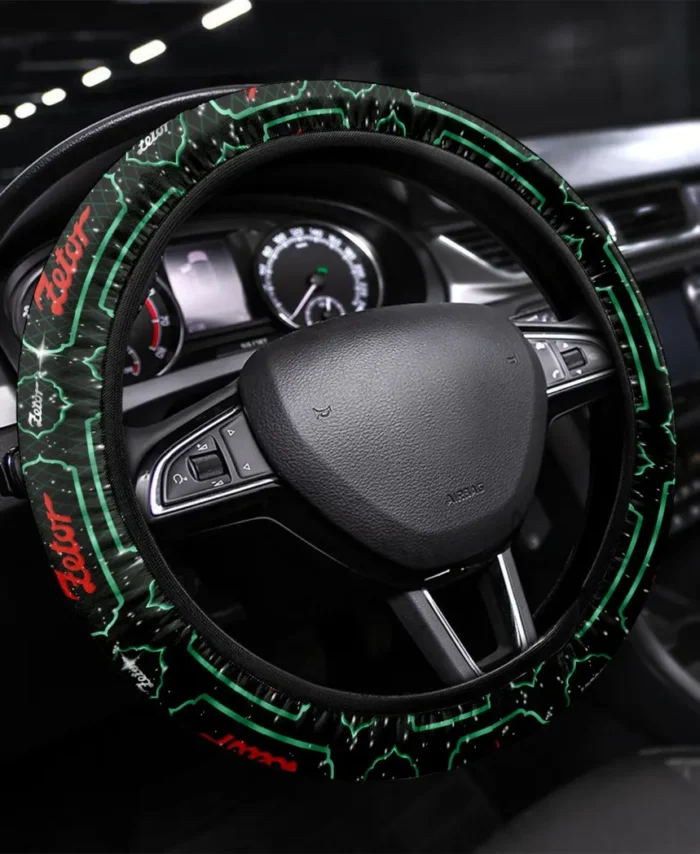 Agricultural Tractor Steering Wheel Cover 3D Print, Performance Grip Steering Cover CAR145 - Green